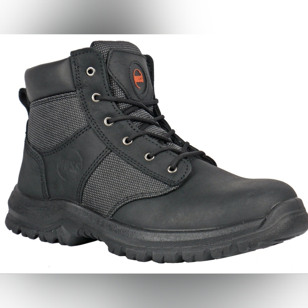 Men's Black Workboots By HOSS
